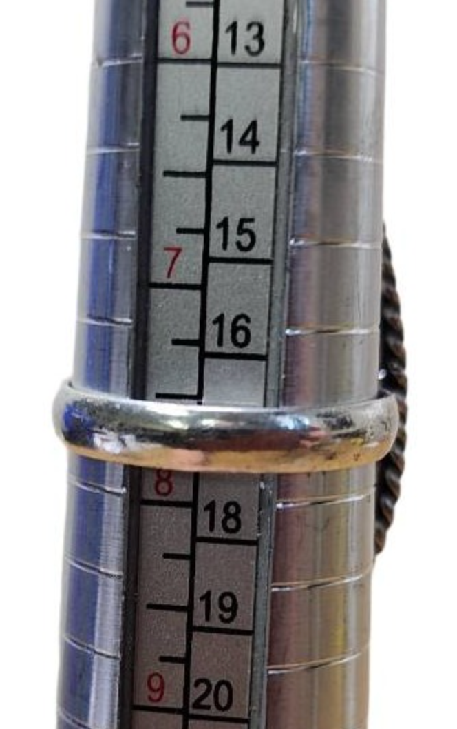 Teardrop Sterling Amethyst Ring size 7.5
